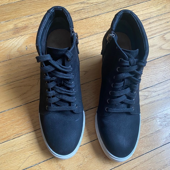 Calson Axel black wedge sneaker - Picture 2 of 2